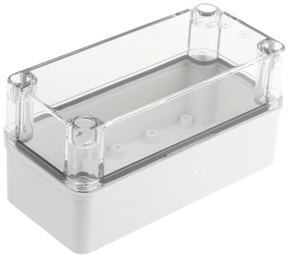 Fibox Piccolo; Gehäuse; Polycarbonat; Grau; IK08 IP66, IP40 Breite 80 mm Höhe 85 mm Länge 170 mm