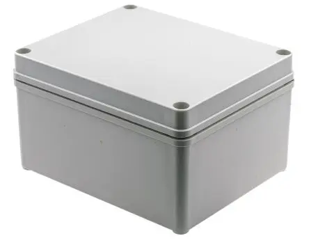Produktfoto 1 von Fibox Piccolo; Gehäuse; Polycarbonat; Grau; IK08 IP67, IP66 Breite 140 mm Höhe 95 mm Länge 170 mm