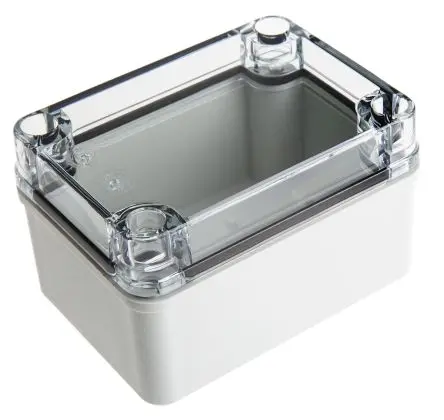 Produktfoto 1 von Fibox Piccolo; Gehäuse; Polycarbonat; Grau; IK08 IP67, IP66 Breite 80 mm Höhe 65 mm Länge 110 mm