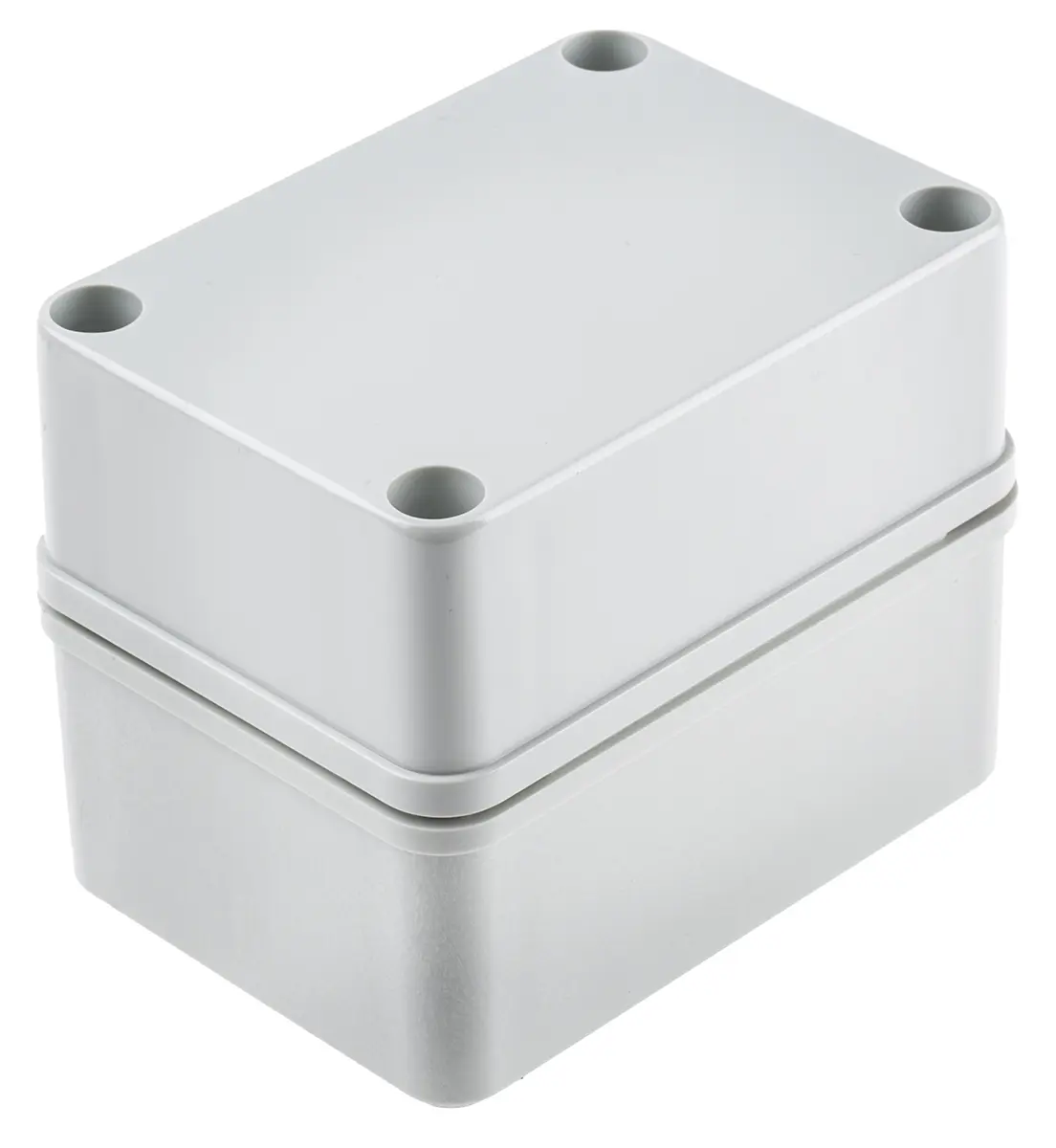 Produktfoto 1 von Fibox Piccolo; Gehäuse; Polycarbonat; Grau; IK08 IP40, IP66 Breite 80 mm Höhe 85 mm Länge 110 mm