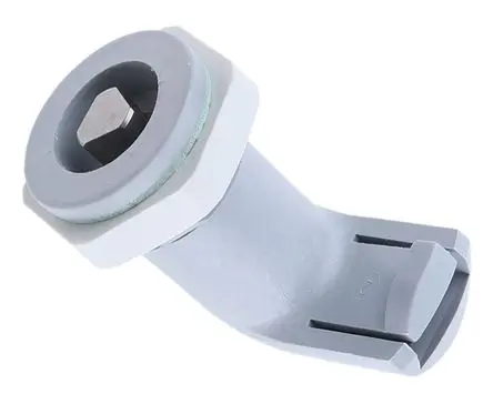 Produktfoto 1 von Rose, Grau Schrankschloss aus Aluminium, Mit Schlüssel, entsperrbar mit Schlüssel 8 mm