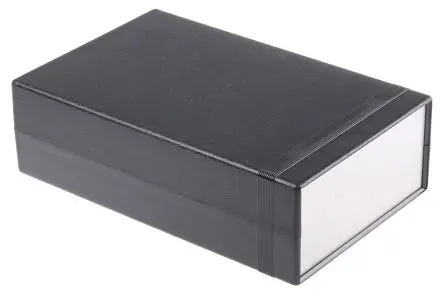 Produktfoto 1 von Hammond, Schalengehäuse, Schwarz, Schwer entflammbares ABS, IP54 75 mm, 249.7 mm, 159 mm, 1598