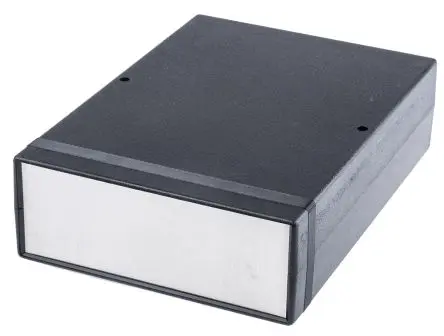 Produktfoto 1 von Hammond, Schalengehäuse, Schwarz, Schwer entflammbares ABS, IP54 75.8 mm, 280.1 mm, 199.5 mm, 1598