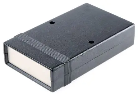Produktfoto 1 von Hammond, Schalengehäuse, Schwarz, Schwer entflammbares ABS, IP54 35 mm, 156.5 mm, 93.4 mm, 1598