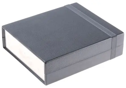 Produktfoto 1 von Hammond, Schalengehäuse, Schwarz, Schwer entflammbares ABS, IP54 51 mm, 179.5 mm, 154 mm, 1598