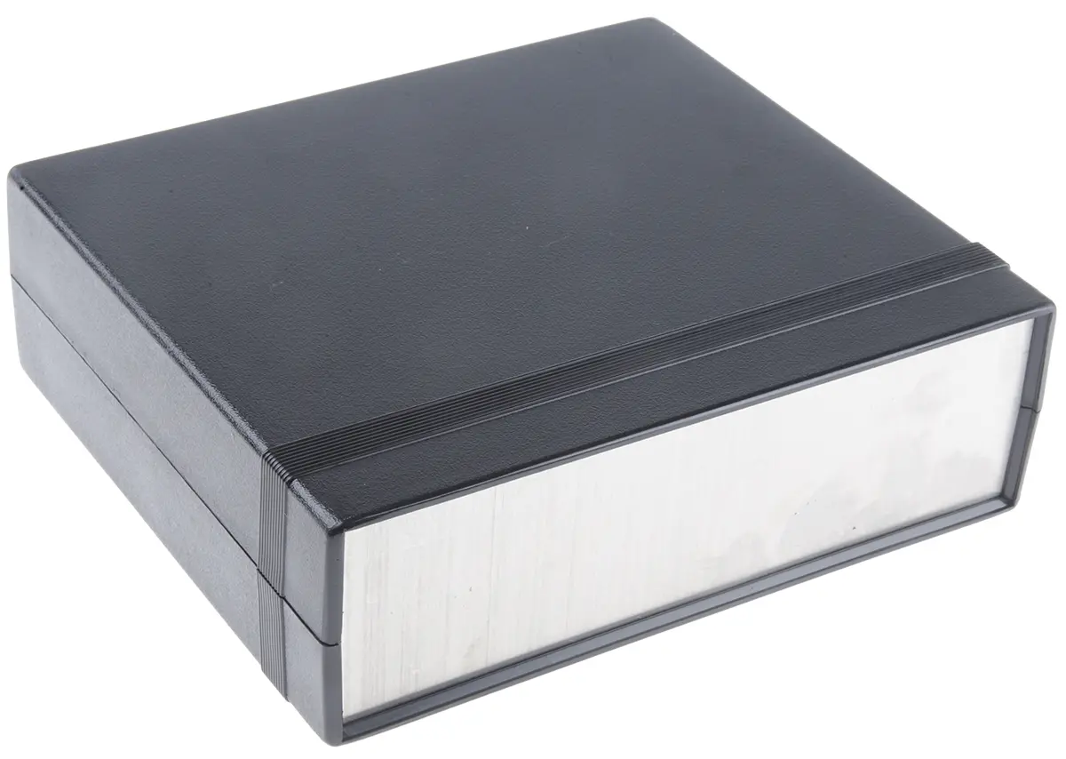 Produktfoto 1 von Hammond, Schalengehäuse, Schwarz, Schwer entflammbares ABS, IP54 63.2 mm, 179.8 mm, 205.1 mm, 1598