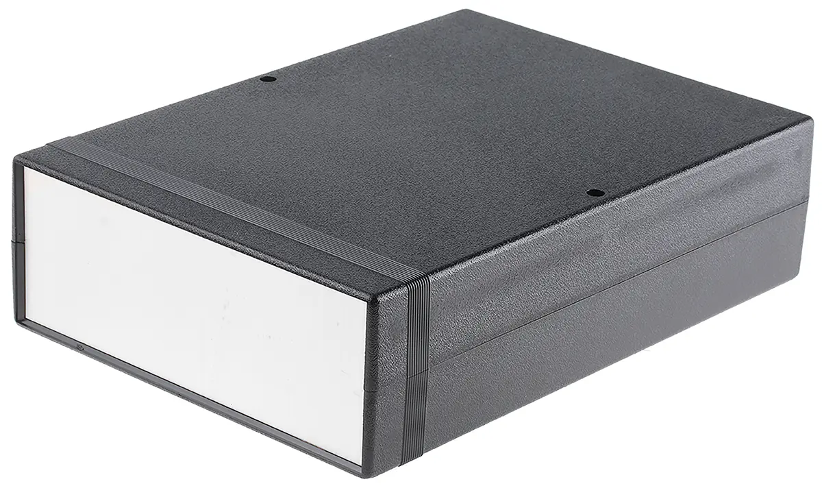 Produktfoto 1 von Hammond, Schalengehäuse, Schwarz, Schwer entflammbares ABS, IP54 75.8 mm, 280.1 mm, 199.5 mm, 1598