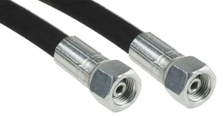 Produktfoto 1 von RS PRO Hydraulikschlauch, konfektioniert Nylon Innen ø 6.35 mm, 2m, max. 210 bar, 100 °C, -40 °C