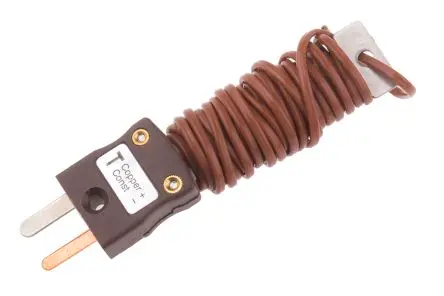 Produktfoto 1 von RS PRO RS215/0416 Perfluoralkoxyalkan Thermoelement mit offener Messstelle Typ T x 2 m → 220 °C