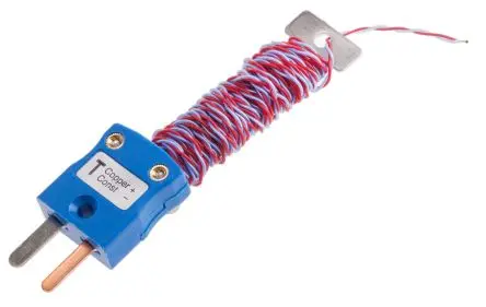 Produktfoto 1 von RS PRO Perfluoralkoxyalkan Thermoelement mit offener Messstelle Typ T x 2 m → 220 °C