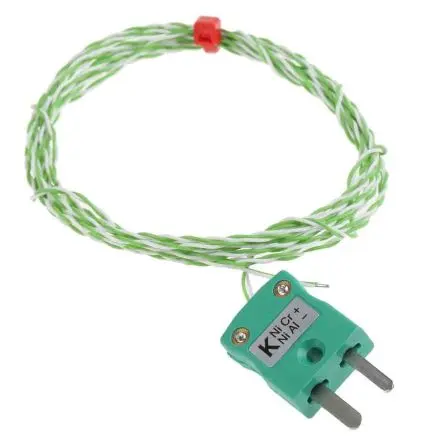Produktfoto 1 von RS PRO PTFE Thermoelement mit offener Messstelle Typ K x 2 m → 260 °C