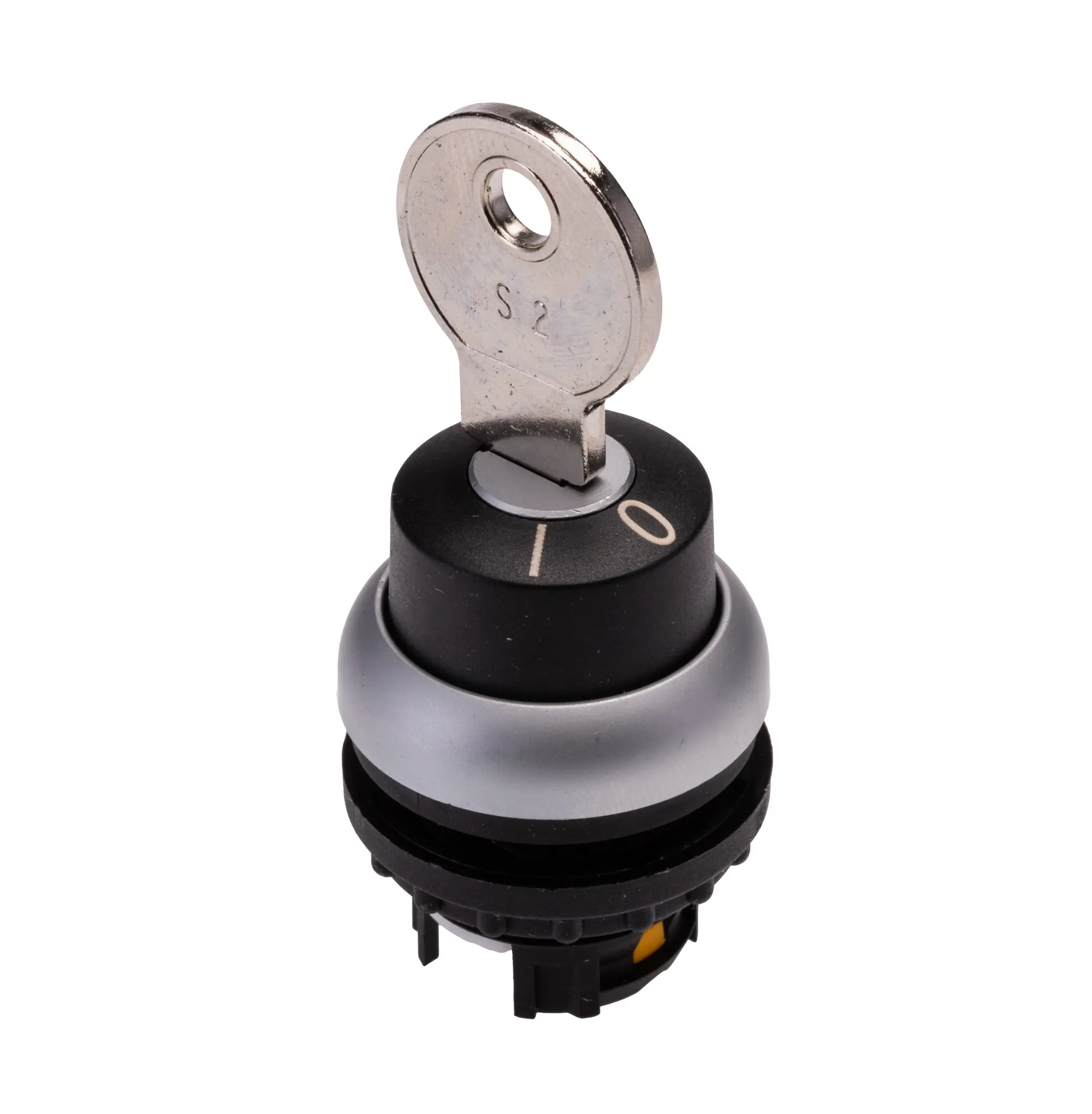 Produktfoto 1 von Eaton RMQ-Titan Schlüsselschalterkopf 22.5 mm 2 Positionen MS2 Tastend IP66