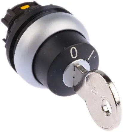 Produktfoto 1 von Eaton RMQ Titan Schlüsselschalterkopf 23mm 2 Positionen Tastend IP 66