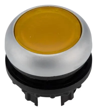 Produktfoto 1 von Eaton RMQ Titan M22 Druckschalter Ø 22 mm, Gelb wartungsfrei Rund Rund Kunststoff, IP67