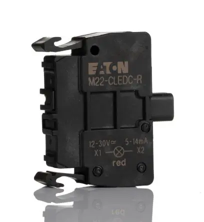 Produktfoto 1 von Eaton RMQ Titan M22 Lichtblock Anzeigenblock LED Rot beleuchtet 12V ac/dc, 30 V ac/dc Schraube