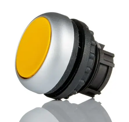 Produktfoto 1 von Eaton RMQ Titan M22 Druckschalter Ø 22 mm, Gelb Tastend Rund Rund Kunststoff, IP66