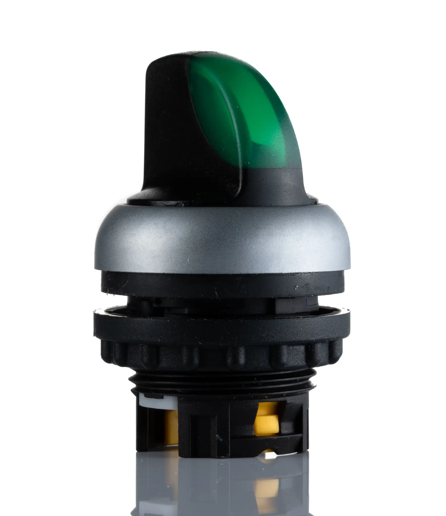 Produktfoto 1 von Eaton RMQ Titan Wählschalterkopf Beleuchtet Grün 3-Positionen 23mm Wahlschalter Tastend