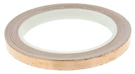 Produktfoto 1 von 3M 1181 Metallisches Band Leitfähig, 9.5mm x 16.5 m, Haftung 3.8N/cm