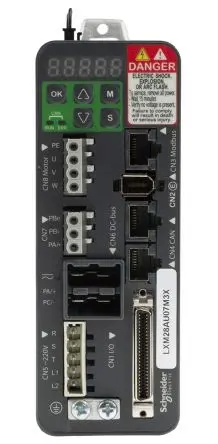 Produktfoto 1 von Schneider Electric Servoantrieb, 3-phasig, Bewegung, Encoderfeedback-Steuerung / 6A 750 W, L: 150 mm B: 55 mm T: 146 mm