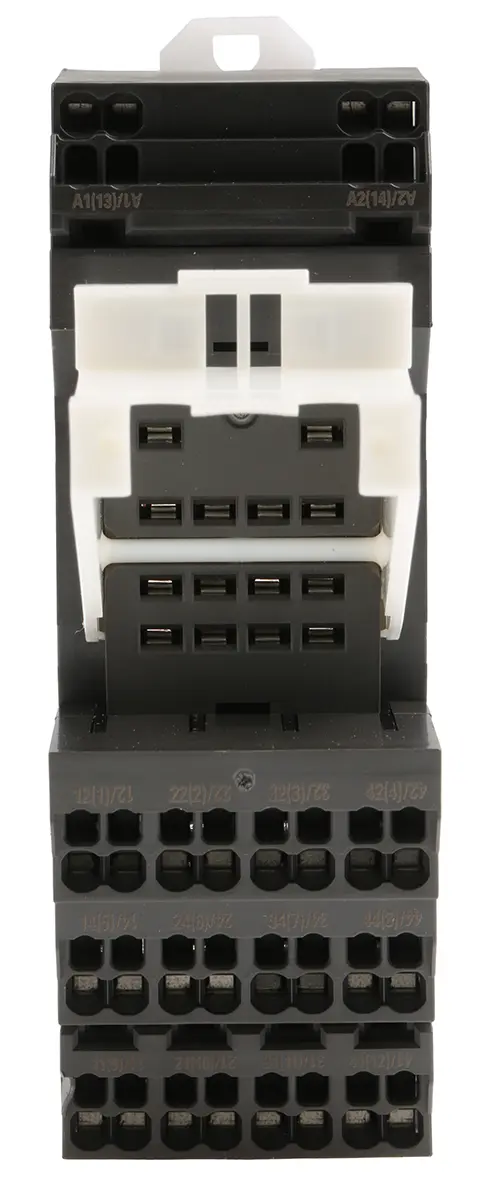 Produktfoto 1 von Omron Relaissockel zur Verwendung mit Mehrzweckrelais der Serie MY MY4, 14 -Kontakt , DIN-Schienen, 250V ac
