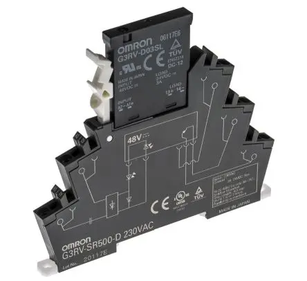 Produktfoto 1 von Omron G3RV-SR Halbleiter-Interfacerelais 18V dc, 30 V dc DIN-Hutschiene Einsteckbar
