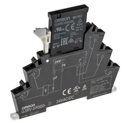 Produktfoto 1 von Omron G3RV-SR Halbleiter-Interfacerelais 440V ac Einsteckbar
