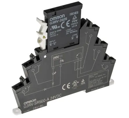 Produktfoto 1 von Omron G3RV-SR Halbleiter-Interfacerelais 18V dc, 30 V dc DIN-Hutschiene Einsteckbar