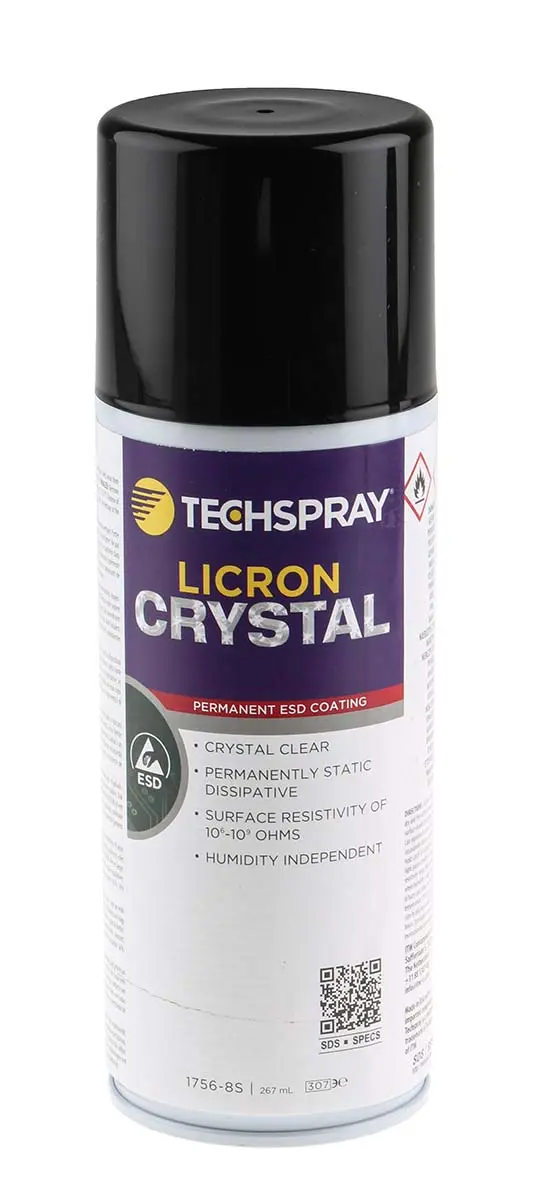 Techspray 267ml Spray antistatisch Spray Ableitend Weiß EN 61340-5-1 konform