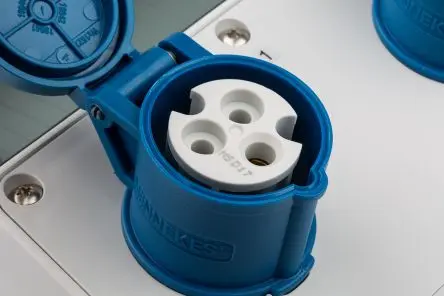 Produktfoto 1 von MENNEKES Verteilereinheit Blau 2P+PE, 230V, Wand IP44 16A