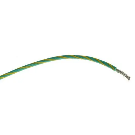 Produktfoto 1 von Alpha Wire Hookup Wire PVC Schaltdraht, 16 AWG 30 m Grün, Gelb Ø 2.34 mm 26 Litzen Polyvinylchlorid