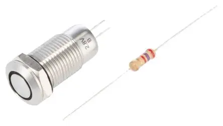 Produktfoto 1 von RS PRO 1116513 Druckschalter Blau Beleuchtet Rastend Panel Ø 12 mm, SPST / 1A 36 V dc, IP40