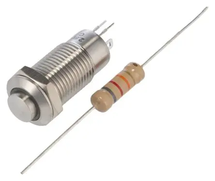 Produktfoto 1 von RS PRO Druckschalter Grün Beleuchtet Rastend Panel Ø 12 mm, SPST / 5mA 36 V dc 220 V ac, IP40