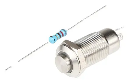 Produktfoto 1 von RS PRO Druckschalter Rot Beleuchtet Rastend Panel Ø 12 mm, SPST / 1A 36 V dc, IP40