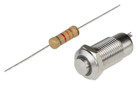 Produktfoto 1 von RS PRO Druckschalter Rot Beleuchtet Rastend Panel Ø 12 mm, SPST / 5mA 36 V dc 220 V ac, IP40