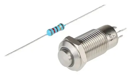 Produktfoto 1 von RS PRO Druckschalter Gelb Beleuchtet Rastend Panel Ø 12 mm, SPST / 1A 36 V dc, IP40