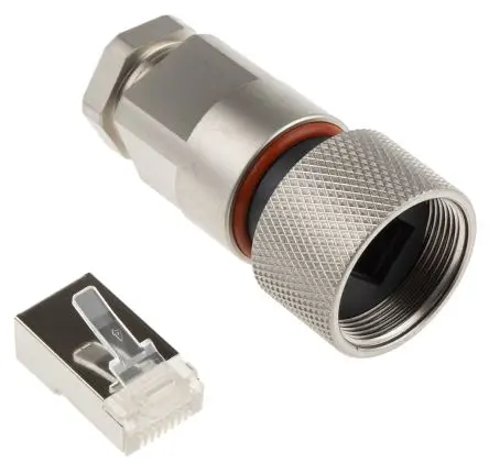 Produktfoto 1 von RS PRO GT225370 Stecker RJ45-Steckverbinder, 1-Port Abgeschirmt Kabel Gerade