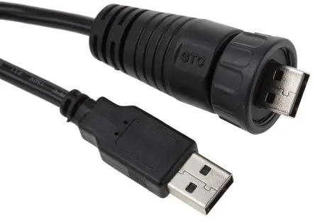 Produktfoto 1 von RS PRO Stecker GT116320 USB-Kabel, USB Typ A Stecker / USB Typ A, 2 m USB 2.0 Schwarz