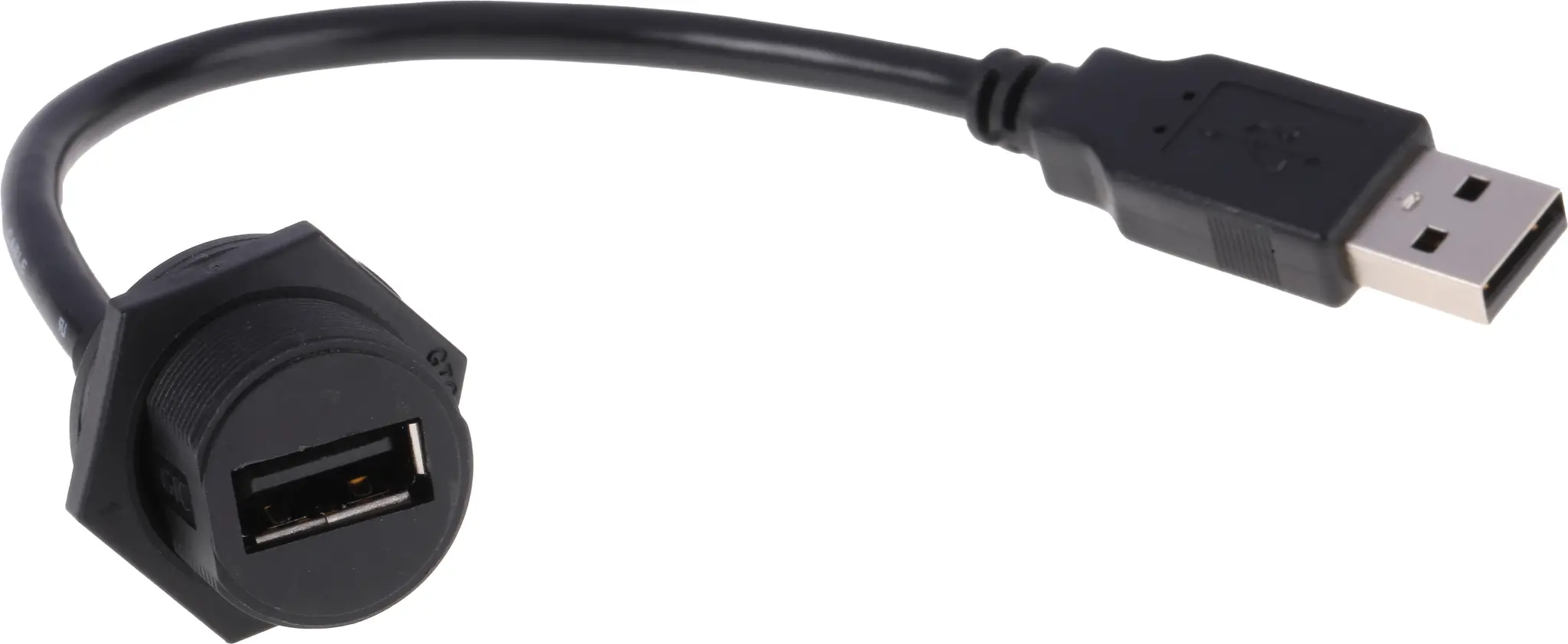 Produktfoto 1 von RS PRO, Gerade GTC Sealed USB-Steckverbinder Buchse Mini-USB 1, Panel IP40