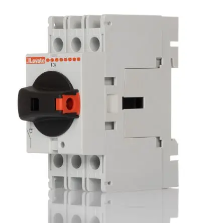 Produktfoto 1 von Lovato GA Trennschalter 3-polig Panel 32A 15 kW Schwarz IP65 3-phasig