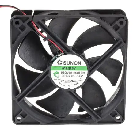 Produktfoto 1 von Sunon ME Axiallüfter, Vapo, 12V dc / 5.5 W 451 mA, 3100 U/min, 183.8 m³/h 120 mm 120mm 25 mm