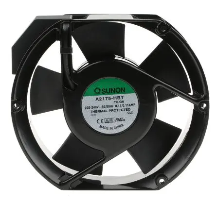 Produktfoto 1 von Sunon A2175 Axiallüfter, Kugel, 230V ac / 26 W 110 mA, 344.9 m³/h 151 mm 171.5mm 51 mm