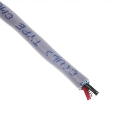 Alpha Wire Alpha Essentials Communication & Control Datenkabel, 1-paarig 30 m Ø 3.96 mm Polyvinylchlorid isoliert Grau