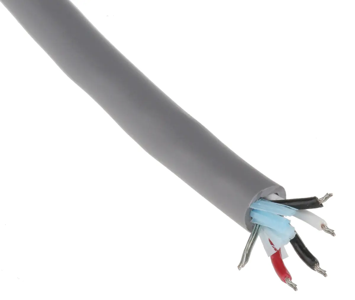 Produktfoto 1 von Alpha Wire Alpha Essentials Communication & Control Datenkabel, 2-paarig 0,23 mm Ø 5.38mm F/UTP Schirmung PVC isoliert