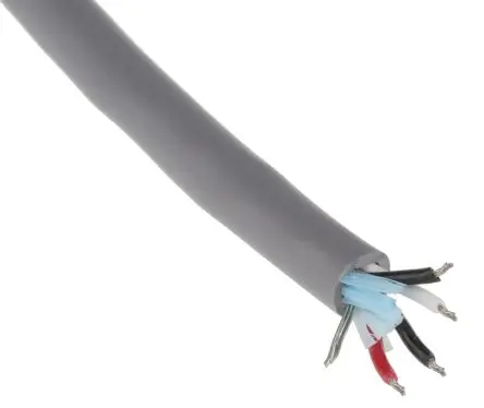 Produktfoto 1 von Alpha Wire Alpha Essentials Communication & Control Datenkabel, 2-paarig 30 m Ø 5.38 mm Polyvinylchlorid isoliert Grau