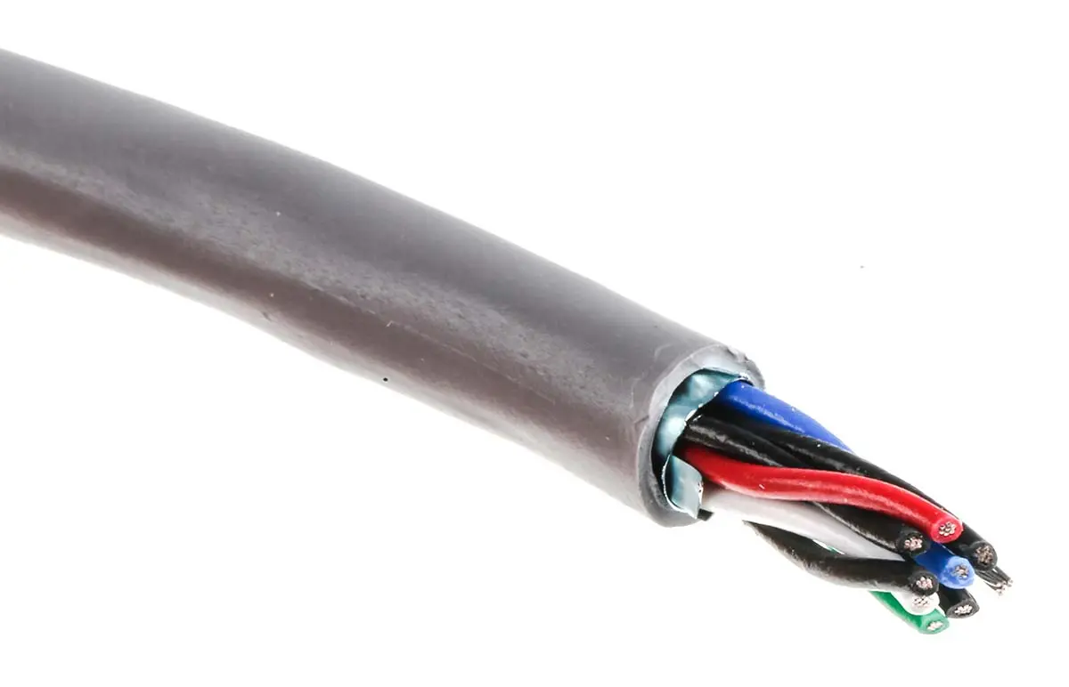 Alpha Wire Alpha Essentials Communication & Control Datenkabel, 4-paarig 0,23 mm Ø 6.17mm F/UTP Schirmung PVC isoliert