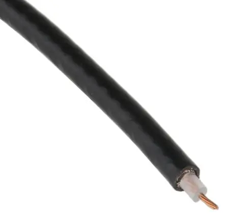 Alpha Wire Alpha Essentials Coaxial Cable RG174/U Koaxialkabel, Verlegekabel, 50 Ω, Aussen ø 2.59 mm Außen-ø , Rot,