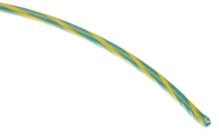 Produktfoto 1 von Alpha Wire Hookup Wire PVC Schaltdraht, 20 AWG 30 m Grün, Gelb Ø 1.75 mm 10 Litzen Polyvinylchlorid