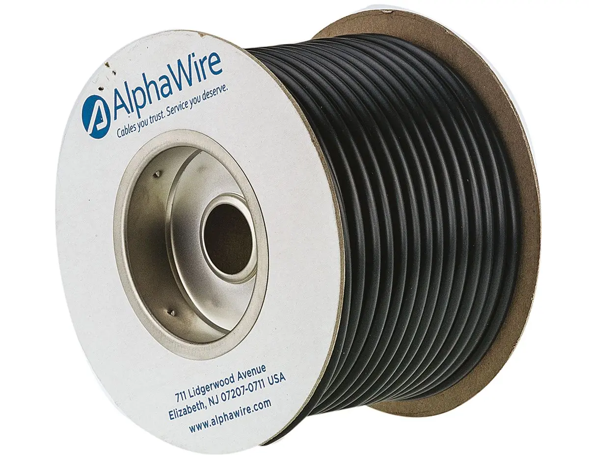Produktfoto 1 von Alpha Wire FIT Wire Management Kabelschlauch Schwarz PVC für Kabel-Ø 5.18mm bis 5.69mm, Länge 30m