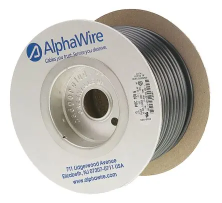 Produktfoto 1 von Alpha Wire FIT Wire Management Kabelbinder Schwarz Polyvinylchlorid für Kabel-Ø 4.11 mm, Kabel ø 4.52 mm, Länge 30m