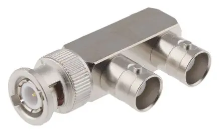 Produktfoto 1 von Telegärtner HF Adapter, 50 Ω, T, 4GHz Buchse Buchse, Koaxial Nennspannung